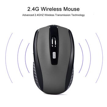 Ασύρματο ποντίκι Ergonomics Mouse 2.4G φορητό φορητό οπτικό ποντίκι γραφείου Ρυθμιζόμενα επίπεδα DPI για φορητό υπολογιστή MacBook