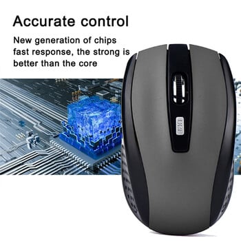 Ασύρματο ποντίκι Ergonomics Mouse 2.4G φορητό φορητό οπτικό ποντίκι γραφείου Ρυθμιζόμενα επίπεδα DPI για φορητό υπολογιστή MacBook