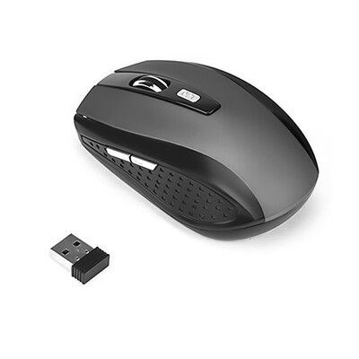 Belaidė pelė Ergonomikos pelė 2.4G nešiojama mobilioji optinė biuro pelė, reguliuojami DPI lygiai, skirti nešiojamajam kompiuteriui nešiojamam kompiuteriui MacBook