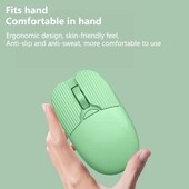 2,4 GHz bezdrôtová myš s dvojitým režimom, tichá, nízka spotreba energie, ergonómia, bezdrôtová myš, pohodlné rozlíšenie 1600 DPI