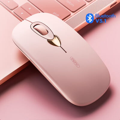 Bluetooth Mouse 1600DPI Újratölthető Silent Mouse Ultra vékony és hordozható Mac Ipad Tablet Számítógépes Laptophoz