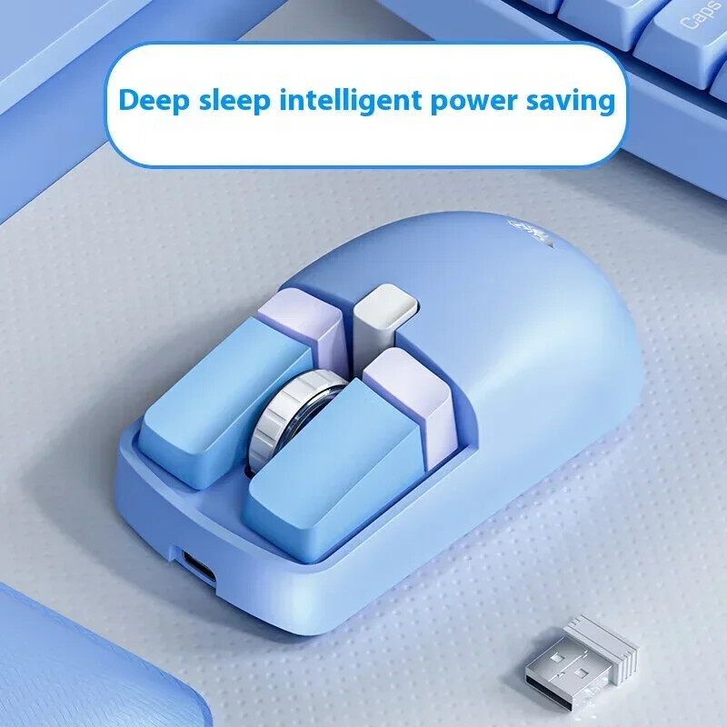 Bezdrôtová myš AULA SC320, duálny režim, ergonomická Bluetooth myš, nabíjateľná, s dlhou výdržou batérie, myš pre PC, kancelárske príslušenstvo, darčeky