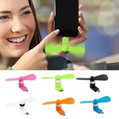 Mini ventilators C tipa ventilators Power Bank klēpjdatora datora maiņstrāvas lādētājs pārnēsājams rokas ventilators Huawei ierīcei Redmi C tipa tālruņu ventilatoriem