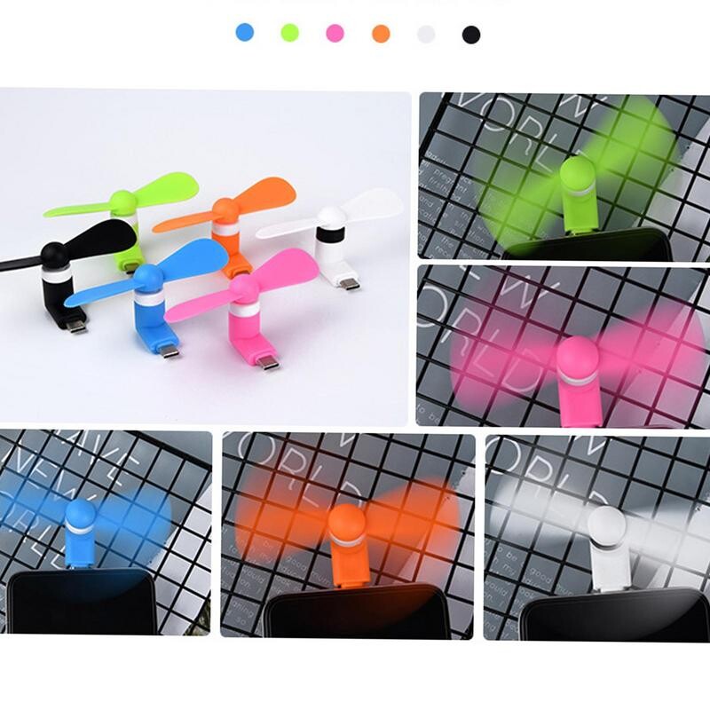Mini ventilators C tipa ventilators Power Bank klēpjdatora datora maiņstrāvas lādētājs pārnēsājams rokas ventilators Huawei ierīcei Redmi C tipa tālruņu ventilatoriem