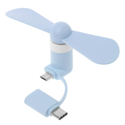 2in1 Tip C Micro USB Mini Ventilator Radiator Pentru Samsung Xiaomi Huawei HTC Phone Mini Portabil Telefon Mobil Ventilator Mic
