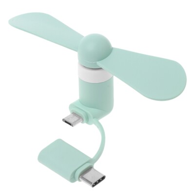 2in1 Tip C Micro USB Mini Ventilator Radiator Pentru Samsung Xiaomi Huawei HTC Phone Mini Portabil Telefon Mobil Ventilator Mic