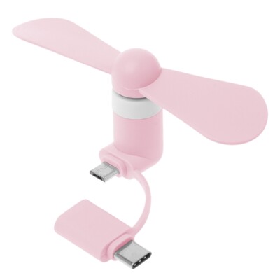 2in1 Tip C Micro USB Mini Ventilator Radiator Pentru Samsung Xiaomi Huawei HTC Phone Mini Portabil Telefon Mobil Ventilator Mic