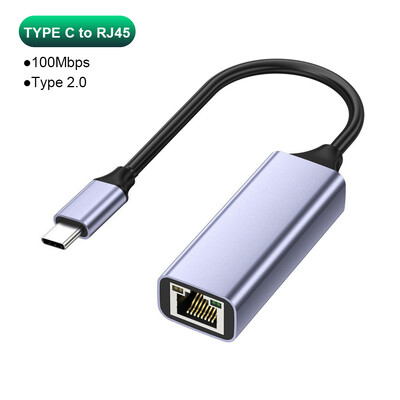 1000 Mbps káblová sieťová karta USB Ethernet adaptér USB 3.0 na RJ45 typ C na RJ45 LAN adaptér pre MacBook PC s Windowsom