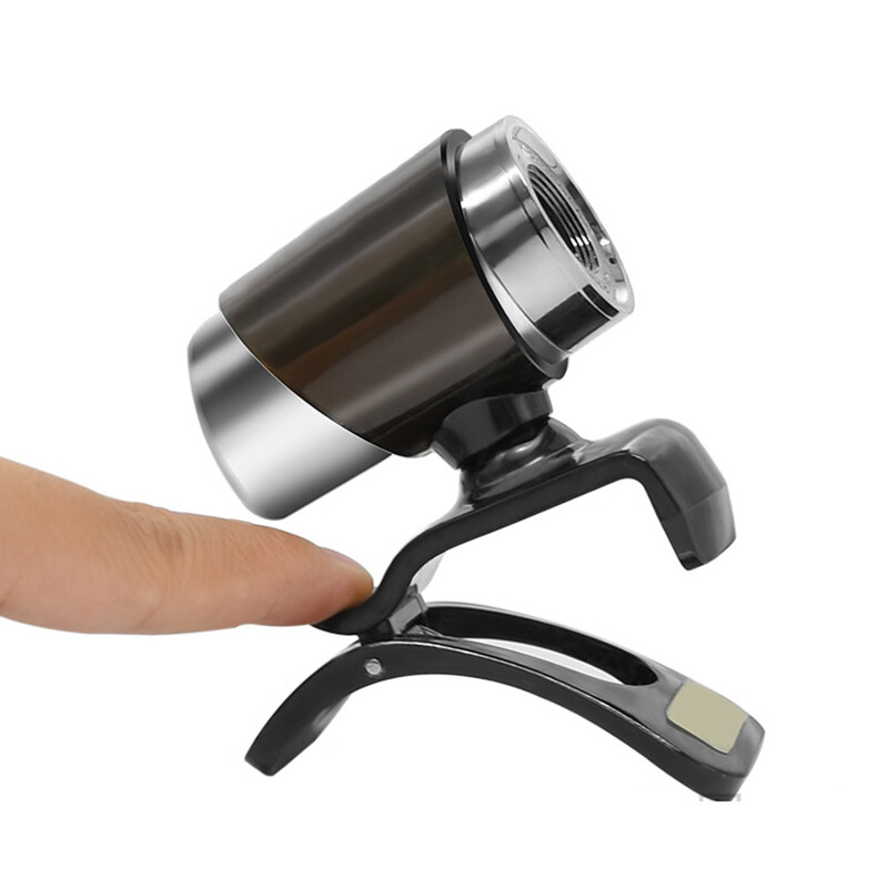 Webkamera Fekete USB hordozható univerzális hálózati élő konferencia webkamera 1080p beépített mikrofon asztali laptophoz