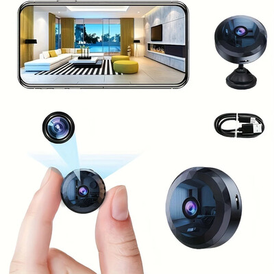 Xiaomi Mini 1080P HD WiFi камера за наблюдение Безжична охранителна камера Защитна защита Гласово видео Нощна версия Видеокамера