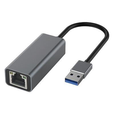 Type-C към RJ45 Gigabit Ethernet LAN мрежов адаптер 10/100/1000Mbps USB мрежова карта USB Type-C кабелен LAN адаптер Алуминиева сплав