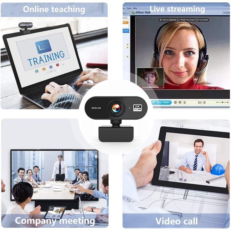 USB Webcam 1080P Mini Camera 2K Full HD Webcam with Microphone Autofocus Web Camera για υπολογιστή Υπολογιστή Laptop Online κάμερα
