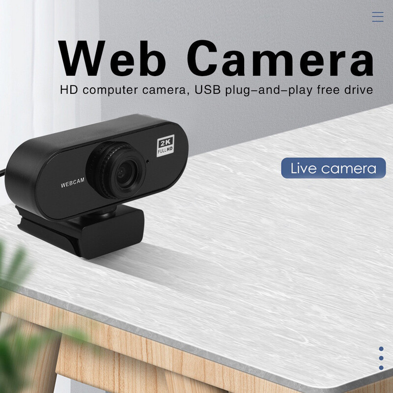 USB Webcam 1080P Mini Camera 2K Full HD Webcam with Microphone Autofocus Web Camera για υπολογιστή Υπολογιστή Laptop Online κάμερα
