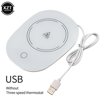 USB EU dugós csészemelegítő szigetelő csésze termosztát alátét otthoni irodához napi ital kávéscsésze melegítő pad