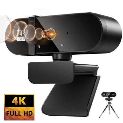 2K Full HD webkamera mikrofonnal 4K webkamera 1080P mini kamera 30 képkocka/mp-es USB webkamera autofókuszos PC laptop videofelvételi kamerához