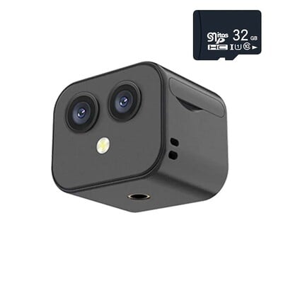 D3 mobilā tālruņa bezvadu tīkla kamera tālvadības divvirzienu domofona pārraudzības videokamera HD 4K mini bezvadu WiFi dubultā kamera