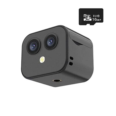 D3 mobilā tālruņa bezvadu tīkla kamera tālvadības divvirzienu domofona pārraudzības videokamera HD 4K mini bezvadu WiFi dubultā kamera