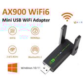 AX900 Bluetooth 5.3 USB WIFI 900Mbps Adaptor USB fără fir cu bandă dublă 2.4G 5G WiFi 6 Receptor pentru card de rețea de computer