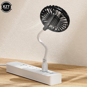 Преносим мини USB вентилатор Air Cooler Mute Fan Summer Office Table Fan Ventilador USB Cooling Fan For Power Bank Notebook Computer