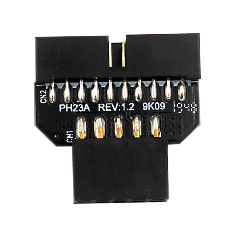 USB2.0 9pin σε USB3.0 19pin Μπροστινό πάνελ Plug-in Υποδοχή υπολογιστή Μητρική πλακέτα USB 3.0 19/20pin σε USB2.0 9pin Adapter Converter