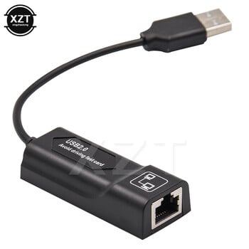 10/100Mbps USB 2.0 Кабелен USB към Rj45 Lan Ethernet адаптер SR9900 Мрежова карта за PC Macbook Windows Лаптоп