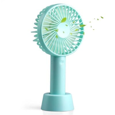 Prenosný ručný ventilátor, nabíjateľný chladiaci mini USB ventilátor s držiakom na telefón pre letnú kanceláriu, domáci vonkajší chladiaci ventilátor, stolové ventilátory