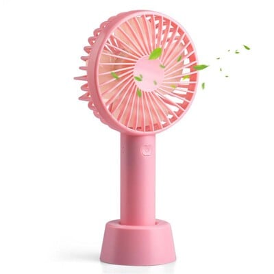 Prenosný ručný ventilátor, nabíjateľný chladiaci mini USB ventilátor s držiakom na telefón pre letnú kanceláriu, domáci vonkajší chladiaci ventilátor, stolové ventilátory
