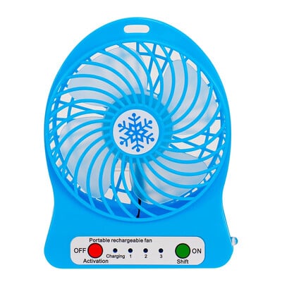 Φορητός Mini Fan Air Cooler USB Επιτραπέζιοι ανεμιστήρες ψύξης 3 Λειτουργίες Ρύθμιση ταχύτητας Θερινοί ανεμιστήρες χειρός εξωτερικού γραφείου με φώτα LED