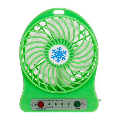 Φορητός Mini Fan Air Cooler USB Επιτραπέζιοι ανεμιστήρες ψύξης 3 Λειτουργίες Ρύθμιση ταχύτητας Θερινοί ανεμιστήρες χειρός εξωτερικού γραφείου με φώτα LED