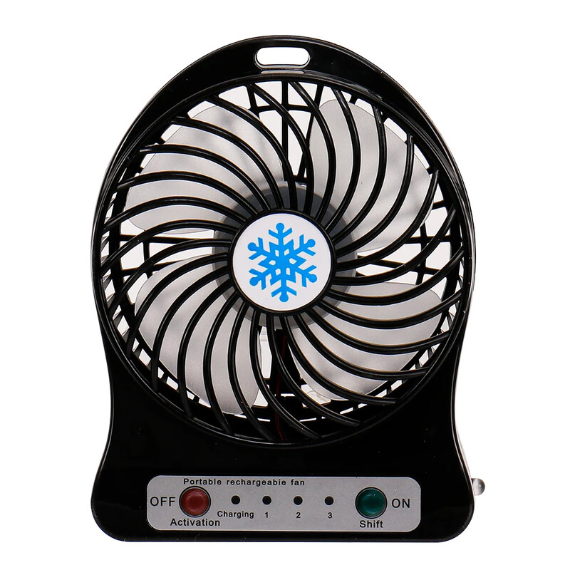 Φορητός Mini Fan Air Cooler USB Επιτραπέζιοι ανεμιστήρες ψύξης 3 Λειτουργίες Ρύθμιση ταχύτητας Θερινοί ανεμιστήρες χειρός εξωτερικού γραφείου με φώτα LED