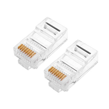 50PCS/Lot RJ45 Ethernet кабели Модул Plug In Мрежов конектор за UTP Cat5e мрежов кабел Crystal Heads 8P8C