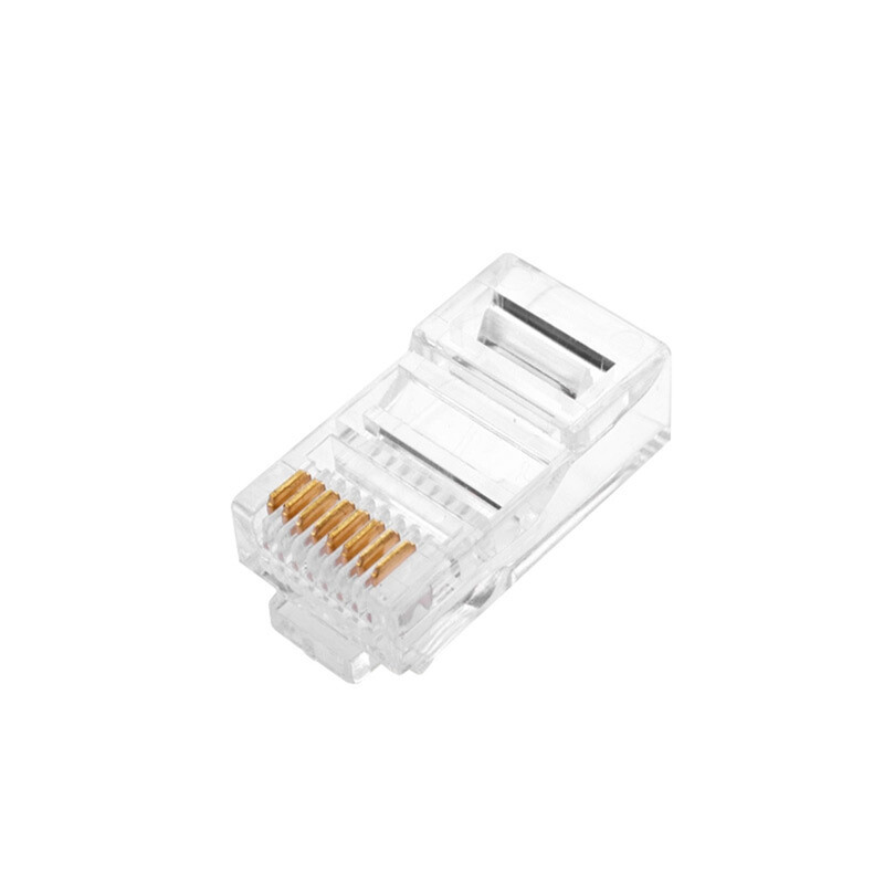 50 buc./lot RJ45 cabluri Ethernet modul conector de rețea pentru cablu de rețea UTP Cat5e capete de cristal 8P8C