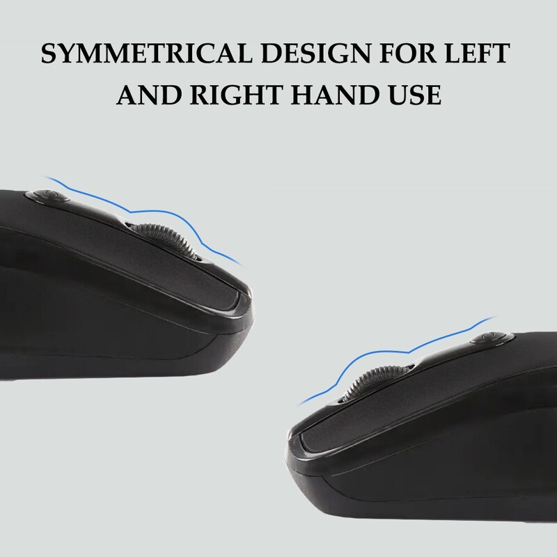 Belaidė pelė tyli 2.4G USB kompiuterio pelė Optinė mini tyli pelė Be triukšmo reguliuojama DPI pelė, skirta Windows Mac Linux