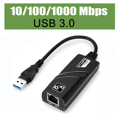 10/100/1000 Mbps USB 3.0 USB 2.0 Vezetékes USB TypeC Rj45 Lan Ethernet adapter RTL8153 hálózati kártya PC-hez Macbook Windows laptop