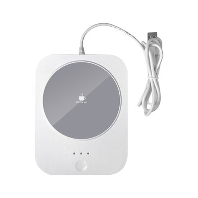 Mini hordozható USB csészemelegítő 3 fokozatú kávés bögre melegítő alátét Intelligens termosztatikus főzőlap tej tea víz melegítő párna melegítő