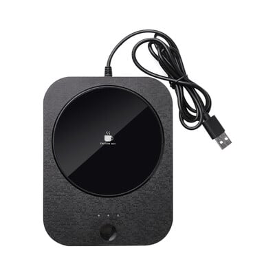 Mini hordozható USB csészemelegítő 3 fokozatú kávés bögre melegítő alátét Intelligens termosztatikus főzőlap tej tea víz melegítő párna melegítő