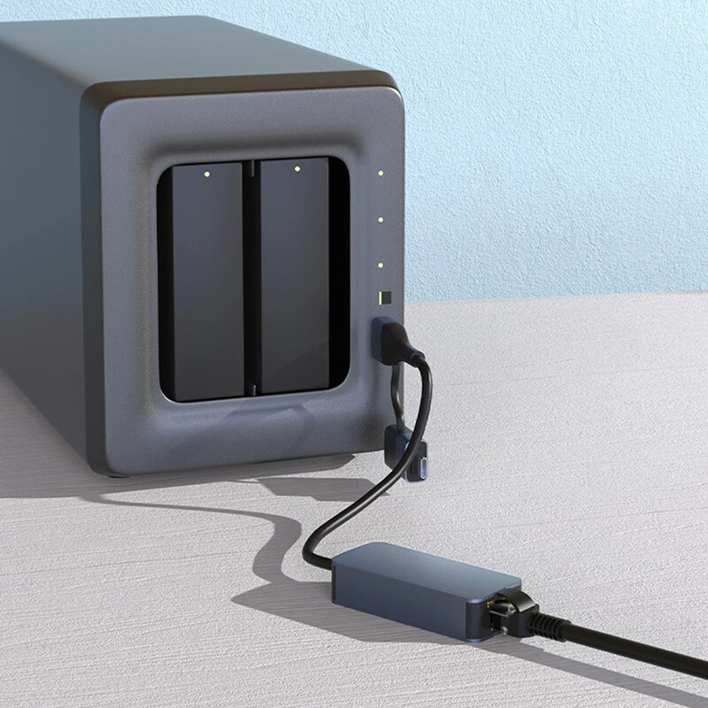 Προσαρμογέας κάρτας δικτύου 2500Mbps Προσαρμογέας USB/Type-C σε RJ45 2.5G USB 3.0 Ενσύρματο μετατροπέα κάρτας δικτύου HUB για φορητό υπολογιστή Win 7/8/10