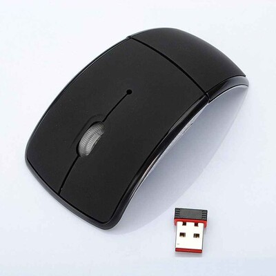 Prenosná 2,4G bezdrôtová myš Skladacia USB prijímač Skladacia optická bezdrôtová myš Počítačové myši pre PC notebook