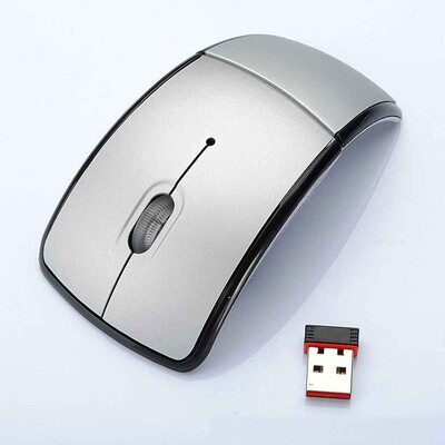 Prenosná 2,4G bezdrôtová myš Skladacia USB prijímač Skladacia optická bezdrôtová myš Počítačové myši pre PC notebook