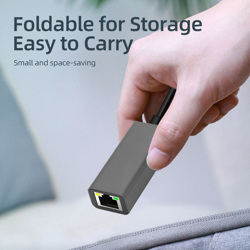 Adaptér káblovej sieťovej karty 1000 Mbps, ethernetový adaptér USB typu C na RJ45, sieťová karta USB 3.0 na RJ45, internetový kábel USB LAN