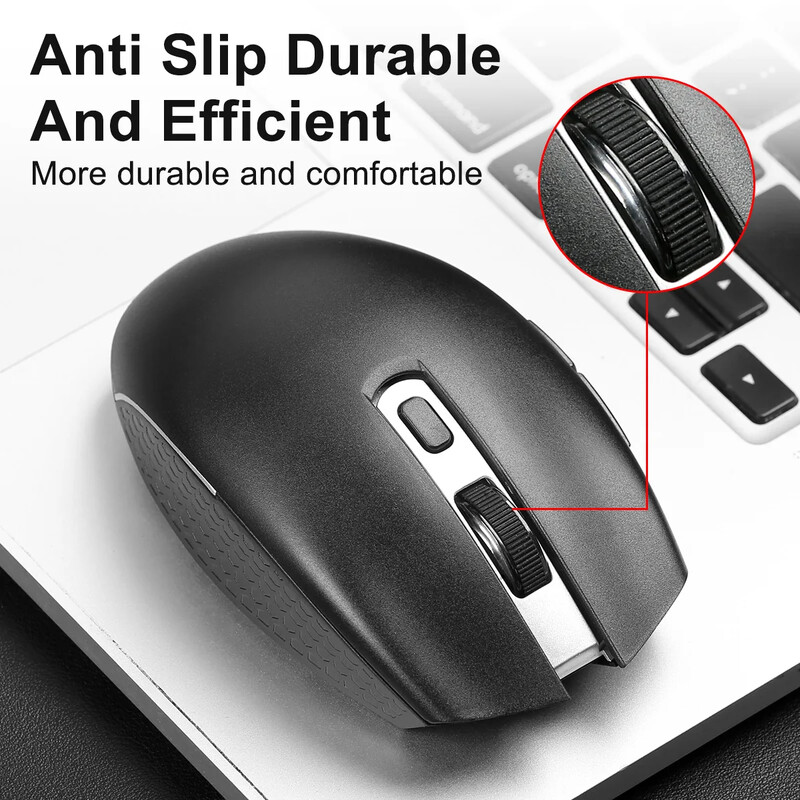 Bezdrôtová myš, 1600DPI bezdrôtové pripojenie 2,4G, ľahká herná myš, pohodlný ergonomický dizajn, myš pre iPad/PC/MAC
