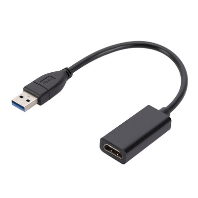 Convertor USB compatibil HD 1080P HD USB 3.0 la HDMI Adaptor video grafic multi display pentru PC, laptop, proiector, Adaptor HDMI