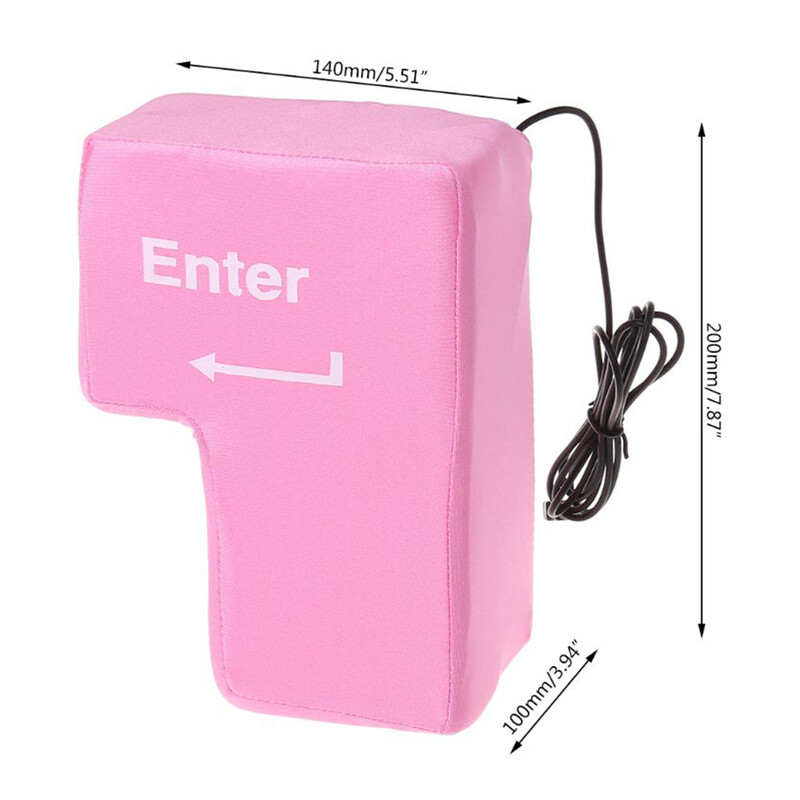 Anti-stres računalo Ogromna tipka Enter Velika ogromna USB tipkovnica Jastuk za ventilaciju
