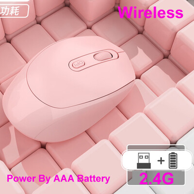 Bezdrôtová USB myš 2,4 GHz s prijímačom 1600 DPI pre PC, MacBook, tablet, notebook, napájanie z batérie AAA