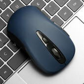Bezdrôtová myš pre notebook, tichá myš s USB prijímačom 2,4 GHz, tenká optická myš so 4 tlačidlami, prenosná ergonomická myš s rozlíšením 1600 DPI