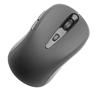 Bezdrôtová myš pre notebook, tichá myš s USB prijímačom 2,4 GHz, tenká optická myš so 4 tlačidlami, prenosná ergonomická myš s rozlíšením 1600 DPI