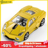 Loominguline valikuline sportauto juhtmeta hiir M2233 automudel hiir Sportauto mudelihiir 1000DPI mini 3D mänguhiire hiirematt