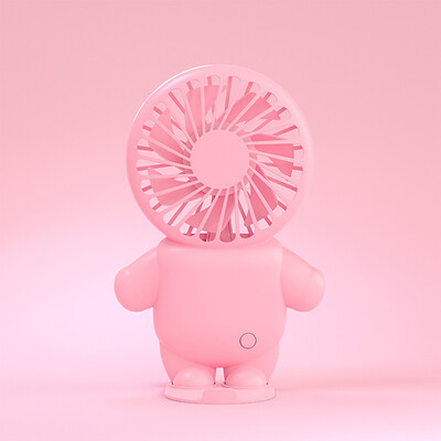 Ventilator mic, reîncărcabil de vară, portabil, portabil, USB, mini ventilator astronaut, ventilator de birou pentru camping în aer liber, ventilator mic de buzunar cu bază