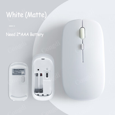 Ασύρματο ποντίκι Μπαταρία συμβατό με Bluetooth Ποντίκια Ασύρματο υπολογιστή Mause Εργονομικό ποντίκι παιχνιδιού για φορητό υπολογιστή Pad Mouse Gamer