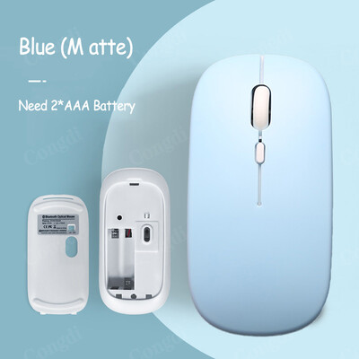 Ασύρματο ποντίκι Μπαταρία συμβατό με Bluetooth Ποντίκια Ασύρματο υπολογιστή Mause Εργονομικό ποντίκι παιχνιδιού για φορητό υπολογιστή Pad Mouse Gamer